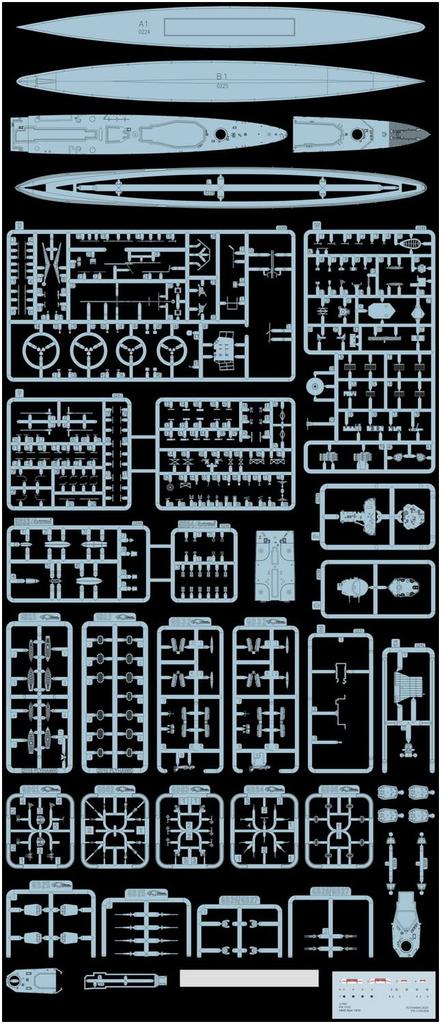 Flyhawk Models Royal Navy Light Cruiser HMS Ajax 1939 Deluxe Edition Plastic Model FLYFH1110S 1/700