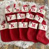 Christmas Socks Knitting Snowflake Letter Stocking Christmas Decoration For Home 2025 Xmas Tree Ornament Gift Navidad Natal 2026