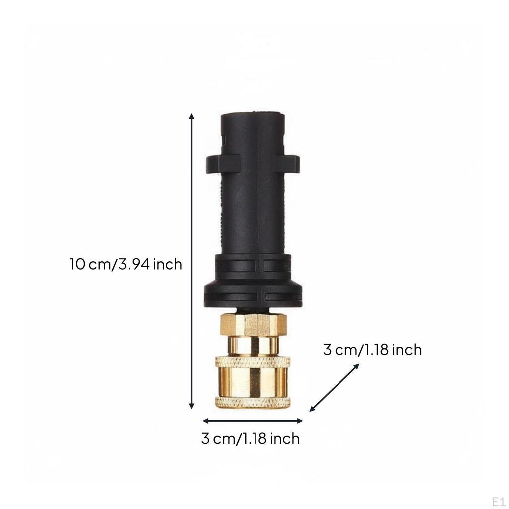 1/4 Inch Quick Connect Adapter Leak-Resistant Converter