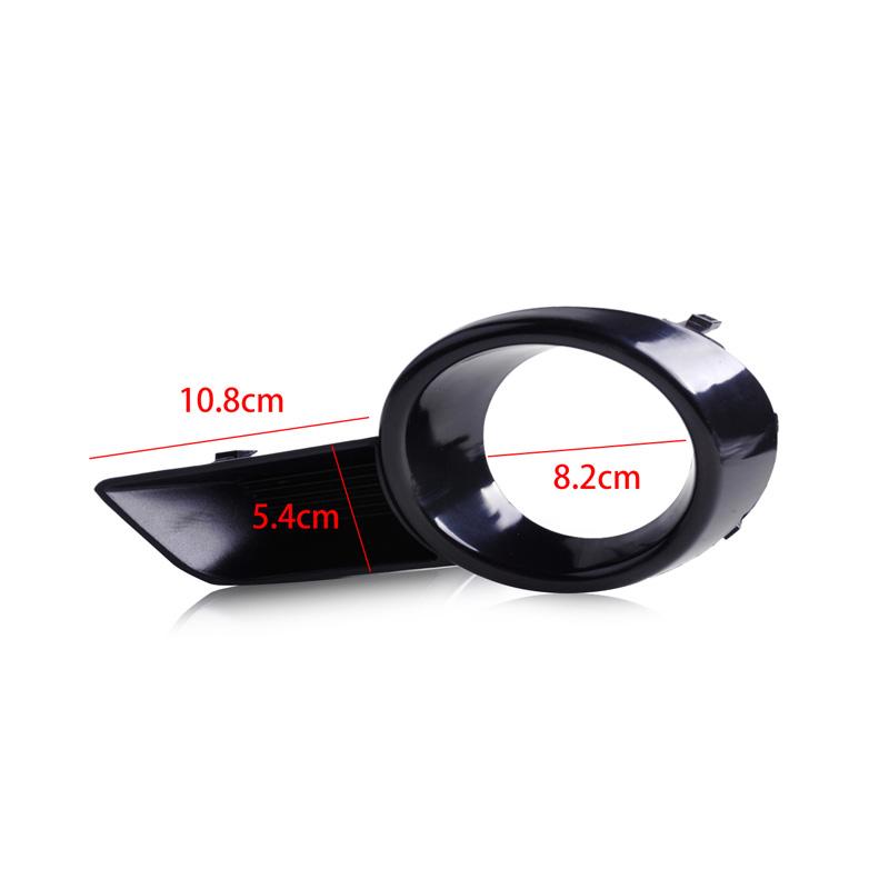 Fog Light Frame Lamp Bezel Trim Moulding Cover Fit For Toyota Highlander 2008-2010 Front Bumper Car SUV