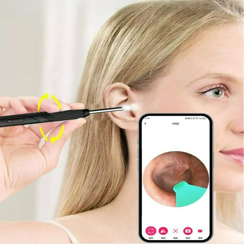 Wireless WiFi Earpick Otoscope Camera Borescope with Luminous Ear Wax Cleaning Tooth Oral Inspection Health Care Ear Cleaner