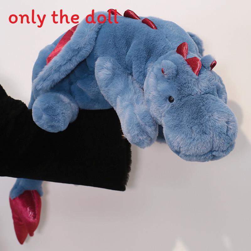 Little Dragon Plush Toy Soft Animal Doll With Prone Posture Design For Girls Bed Pillow