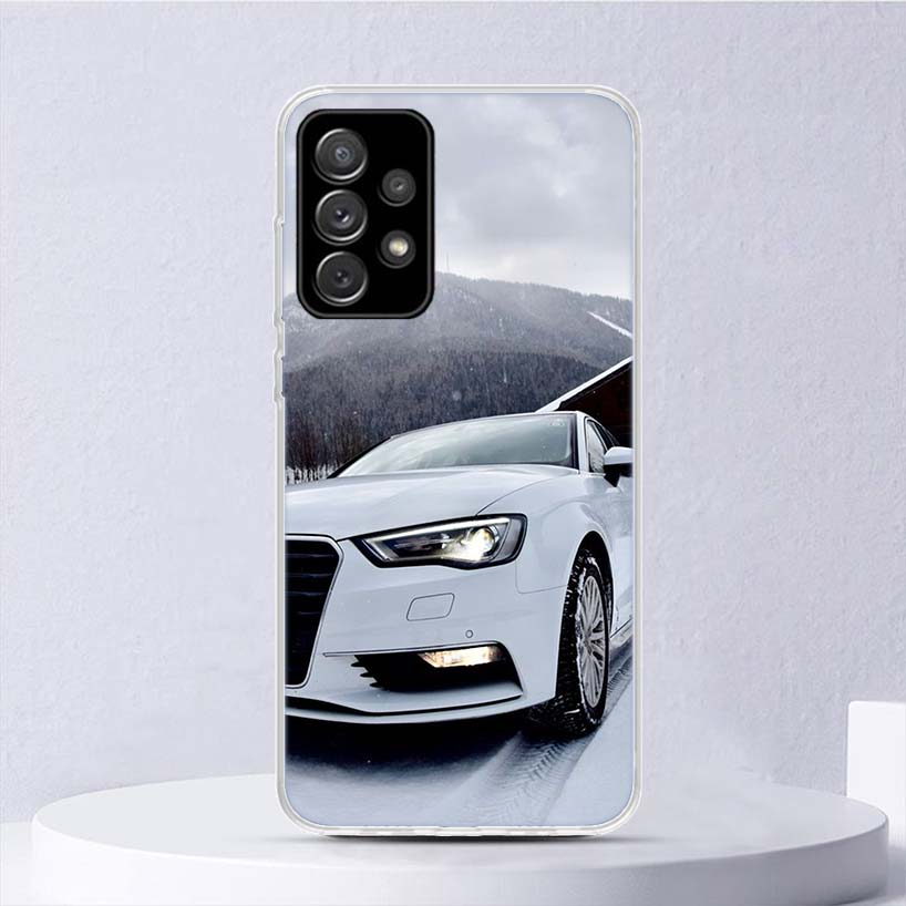 Super Car For A-Audis R-S Sport Soft Case For Samsung Galaxy A16 A26 A36 A56 A15 A14 A13 A55 A54 A53 Phone Cover A25 A35 A24 A34