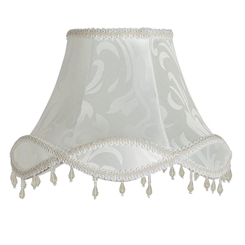 European Style Lampshade Home Decor Retro Light Lamp Cover European Vintage High-End Cloth Art Bead Lace Lampshade