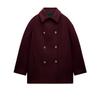 Fall and Winter New Women's Clothing British Style Lapel Long Sleeves Double Breasted Coat Outwear 2033299 9651160