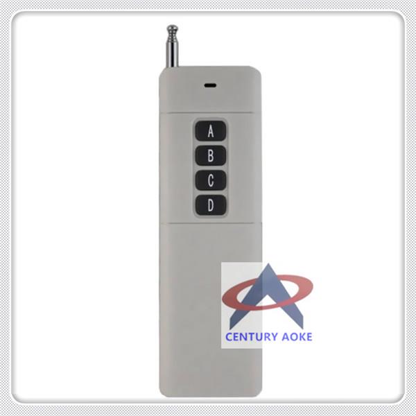 3000m High-Power Industrial 4-Key Remote Control Transmitter No