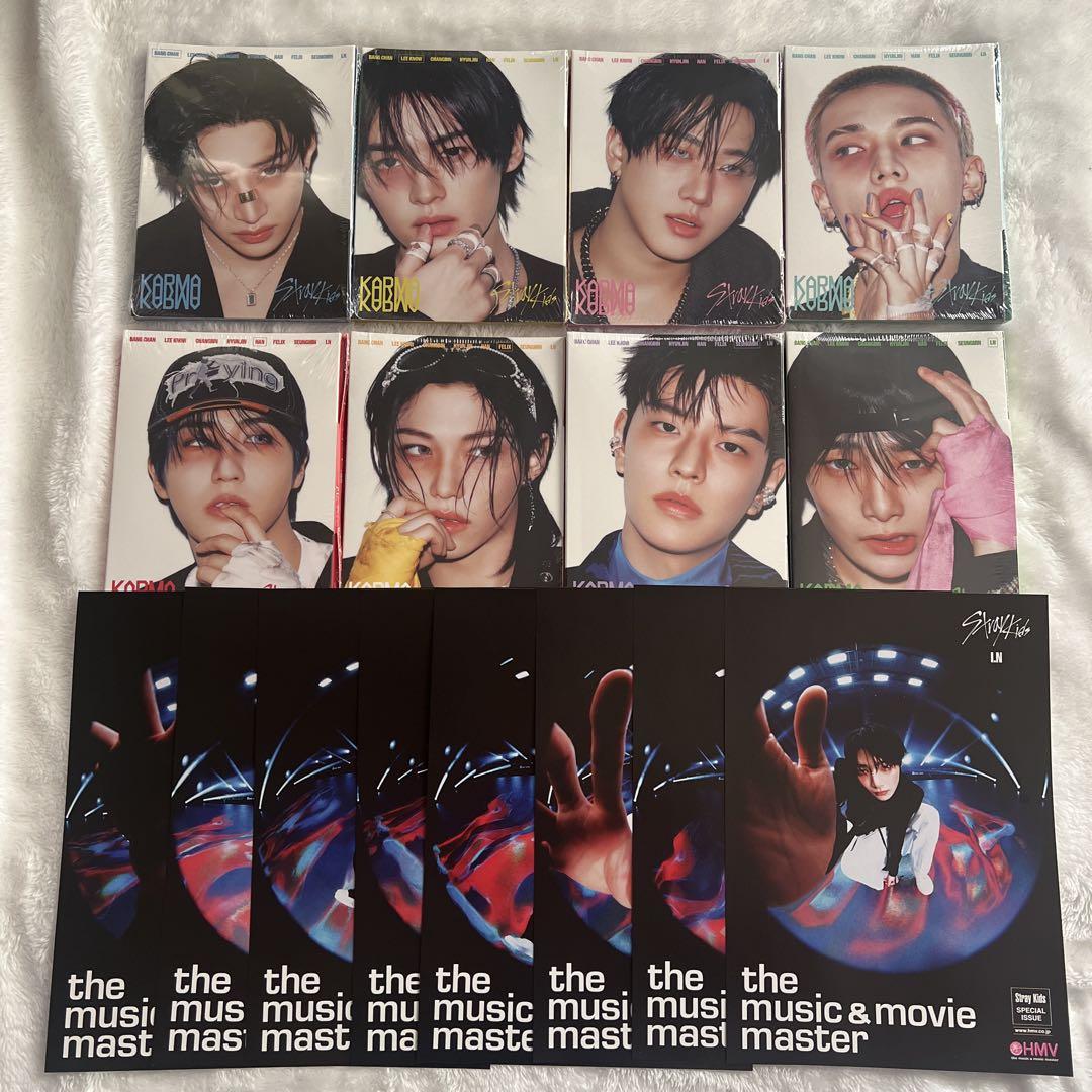 

[USED] Stray Kids Karma Accordion HMV Flyer 8-piece set