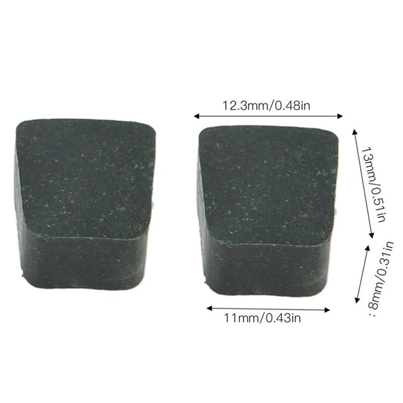 15 bucăți/set de plăcuțe de ambreiaj pentru motor, formă pătrată, verde de înlocuire pentru 49 cc 80 cc