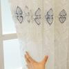 Screen Curtain European Embroidery Embroidery Window Screen Curtain Light Transmission Partition Living Room Bedroom Bay Window Balcony