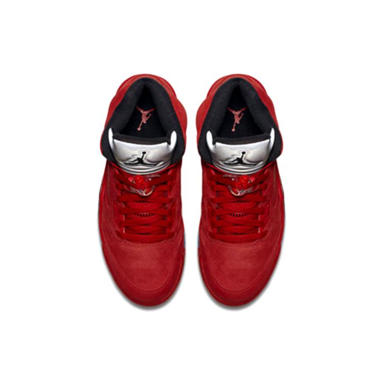 New JORDAN 5 Retro Red Suede 136027-602