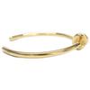 Celine 46P466BRA.35OR Knot Extra Thin Bracelet / Gold Finish Brass Bangle C2 goldUsed