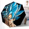 Dragon Ball Goku Automatic Folding Umbrella - Lightweight, Retractable Design with 8-Rib Durability, Perfect for Outdoor Adventures, Fashion