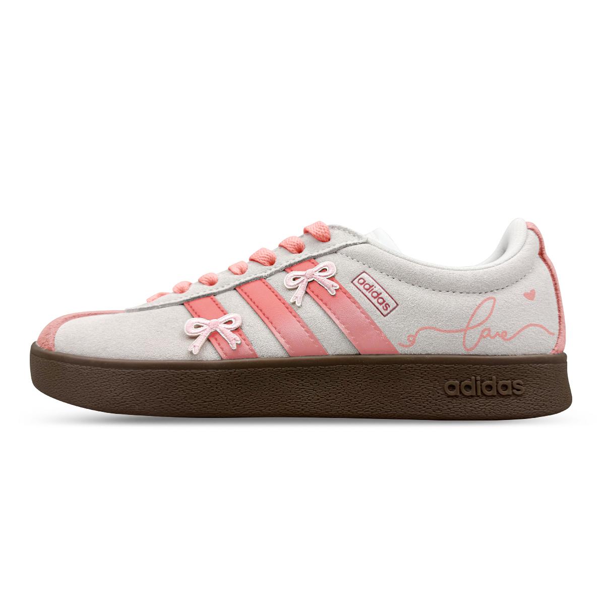 

Adidas VL COURT 2.0 Leather Cushioning, Wear Resistant Low top Skateboard Shoes Unisex HQ1802(Team1311-) 36