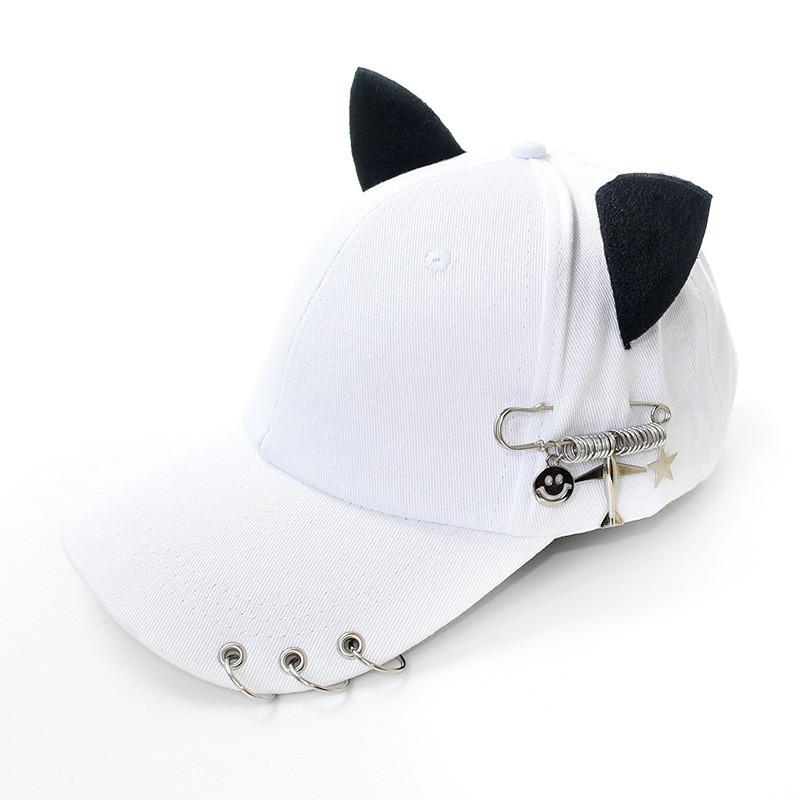 Baseball Cap With Metal Decor For Casual Wear And Sun Protection