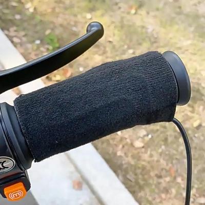 USB Powered Heated Motorcycle Grips 3 Temperature Settings Wrap-On Handlebar Warmer for Winter Commuting On Bike Scooter