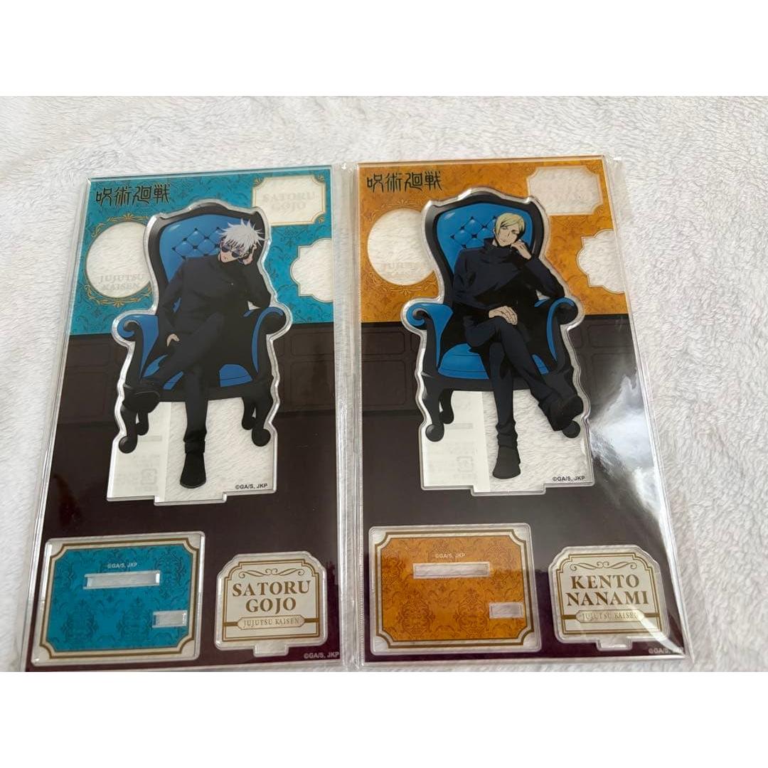 Used Jujutsu Kaisen Acrylic Stand Chair Blue Satoru Gojo Kento Nanami