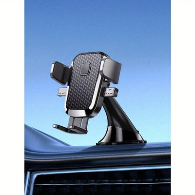1 Stück Neue Auto Armaturenbrett Handyhalterung, Saugfuß Auto Handyhalterung mit Starkem Saugfuß, Universelle Passform, Nicht-Blockierende Sicht