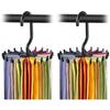 Belt Hanger Scarf Tie Rack Holder for Closet 360 Degree Rotating Clothes Hangers with 18 Claws for Hanging Scarf Towels