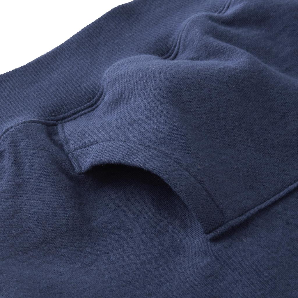 MIKI HOUSE Sweatshirt with Logo and Bear Solid Long Made in for Boys and Navy Print, Color, Sleeve, Japan, Girls, Baby, Kids, Children's Clothing,