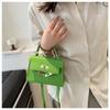 Retro Lässige Elegante Handtasche Damen 2024 Neue Koreanische Version Pendler Kleine Quadratische Tasche Mode Einzelne Umhängetasche