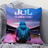 Hot Rapper Jul Mise A Jour Pillow Case Square Pillow Bedroom Sofa Leisure Comfort Cushion Car Living Room Home Decoration 40X40