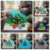 House Entrance Carpet Home Door Mat Living Room Bath Foot Bathroom Non-slip Water Absorption Rugs Bath Merry Christmas Winter