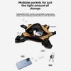 Men's Tactical Chest Pack Outdoor Sports Cycling Vest Multifunctional Front Backpack for Hiking Running