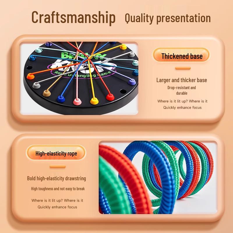 Rope Challenge Brain Teaser: Parent-Child Interactive Game for Kids 6+
