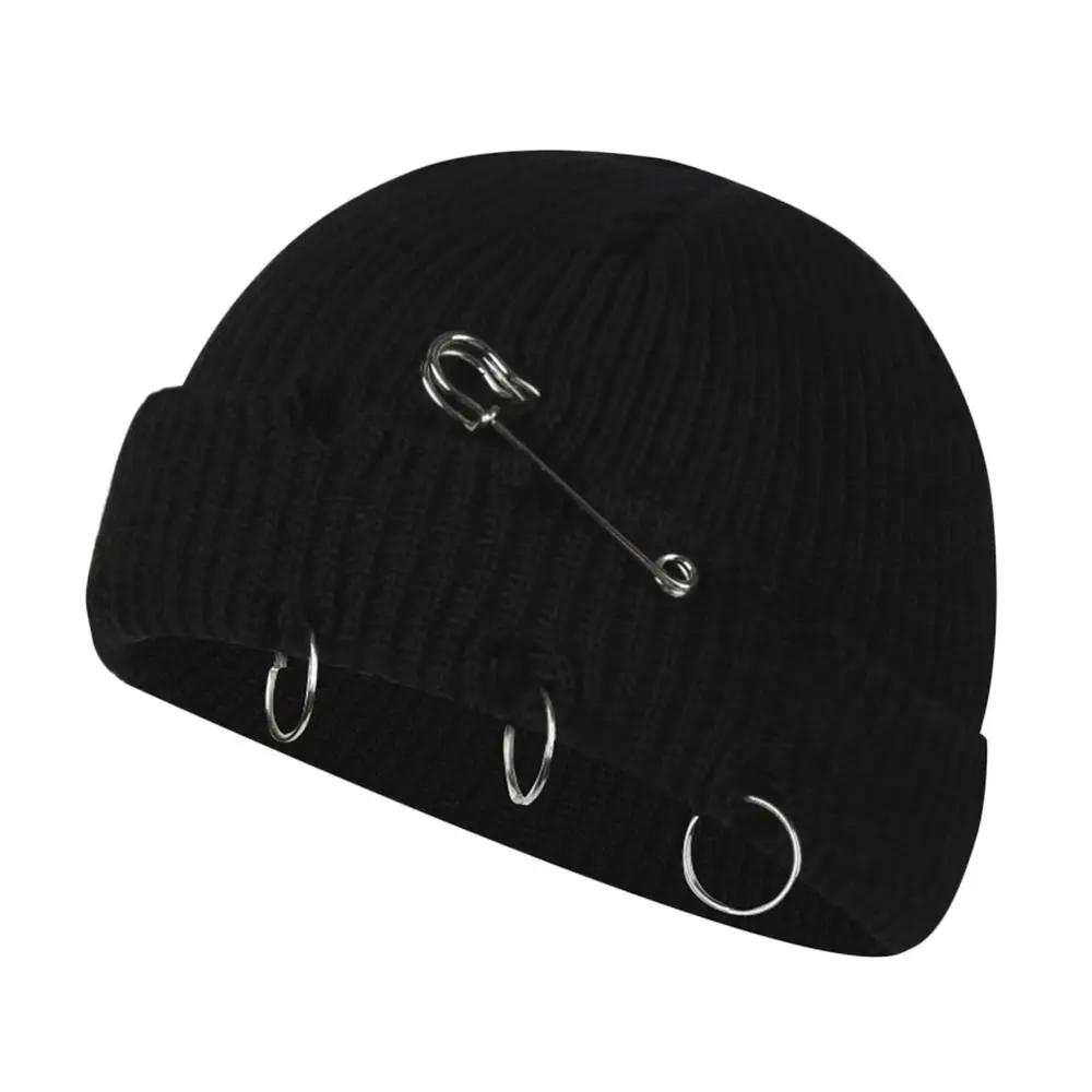 Fashion Winter Warm Knitted Cap Soft Solid Color Slouchy Bonnet Thick Casual Ski Hats For Men Women Apparel Accessories