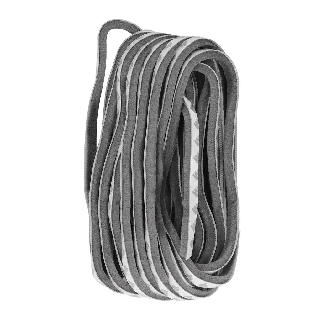 Self Adhesive Seal Strip Weatherstrip Window Doors Soundproofing Windproof Dustproof Gray 9x9mm
