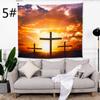 Sunlight and Angel Wings Hope Tapestry Bedroom Decor Background Fabric Easter Jesus Cross Tapestry Tapiz