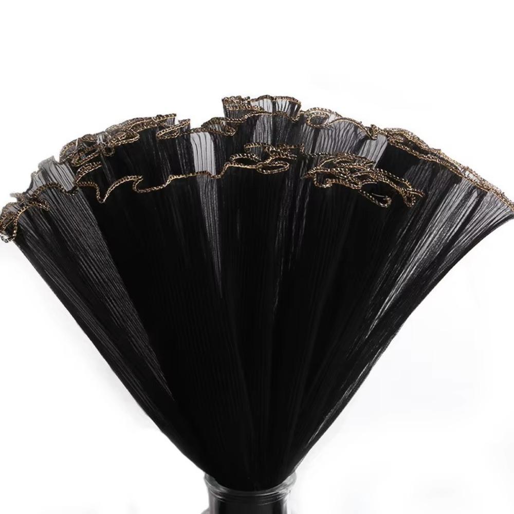 Multiple Color Bouquet Roll 4m Packaging Lace Paper Flower Wrapping Mesh Yarn  For Wedding Party