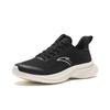 Anta Cushioning Wear Resistant Low Top Running Shoes Women's Black Gray Sneakers 922415521-2