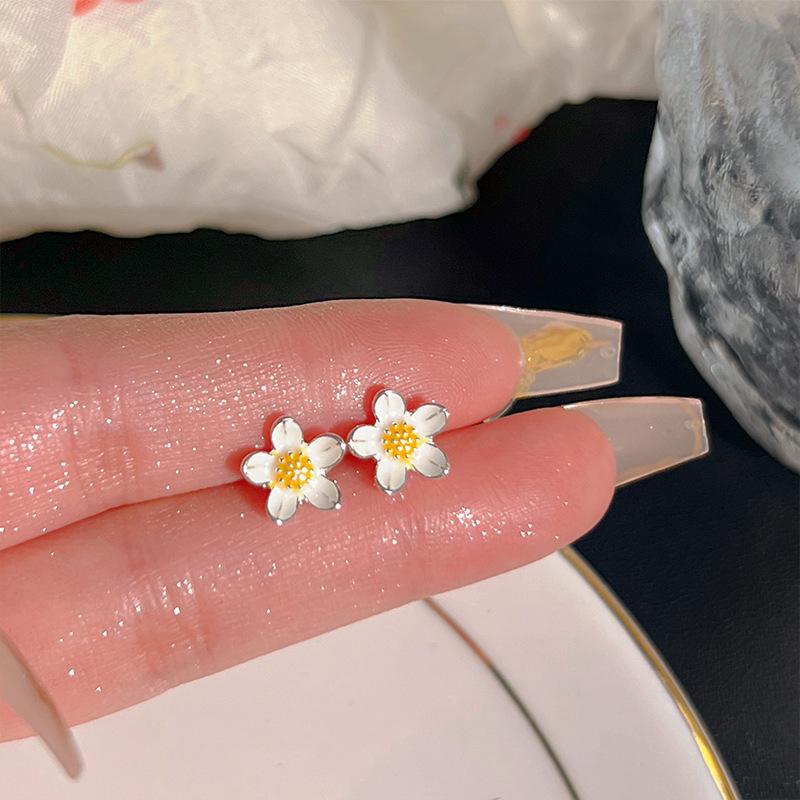 Cercei Ciucuri Floare Golă Acul de Argint Modă Personalitate Vânt Rece Cercei Lungi Temperament Cercei Avansați