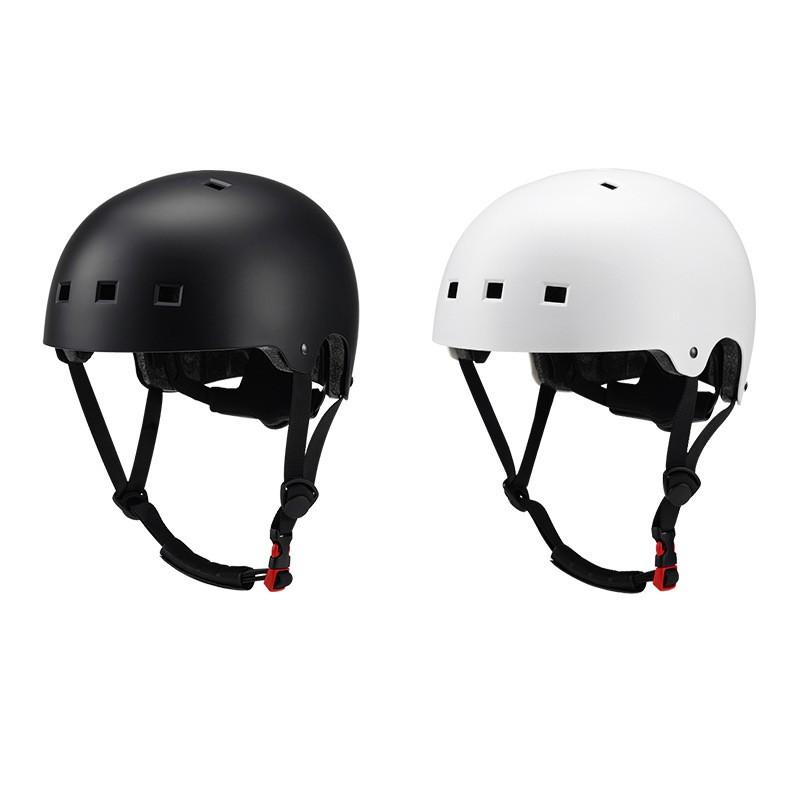 Adjustable Bike Helmet Adults Kids Skateboard Scooter Balance Safety Half EPS ABS Black White
