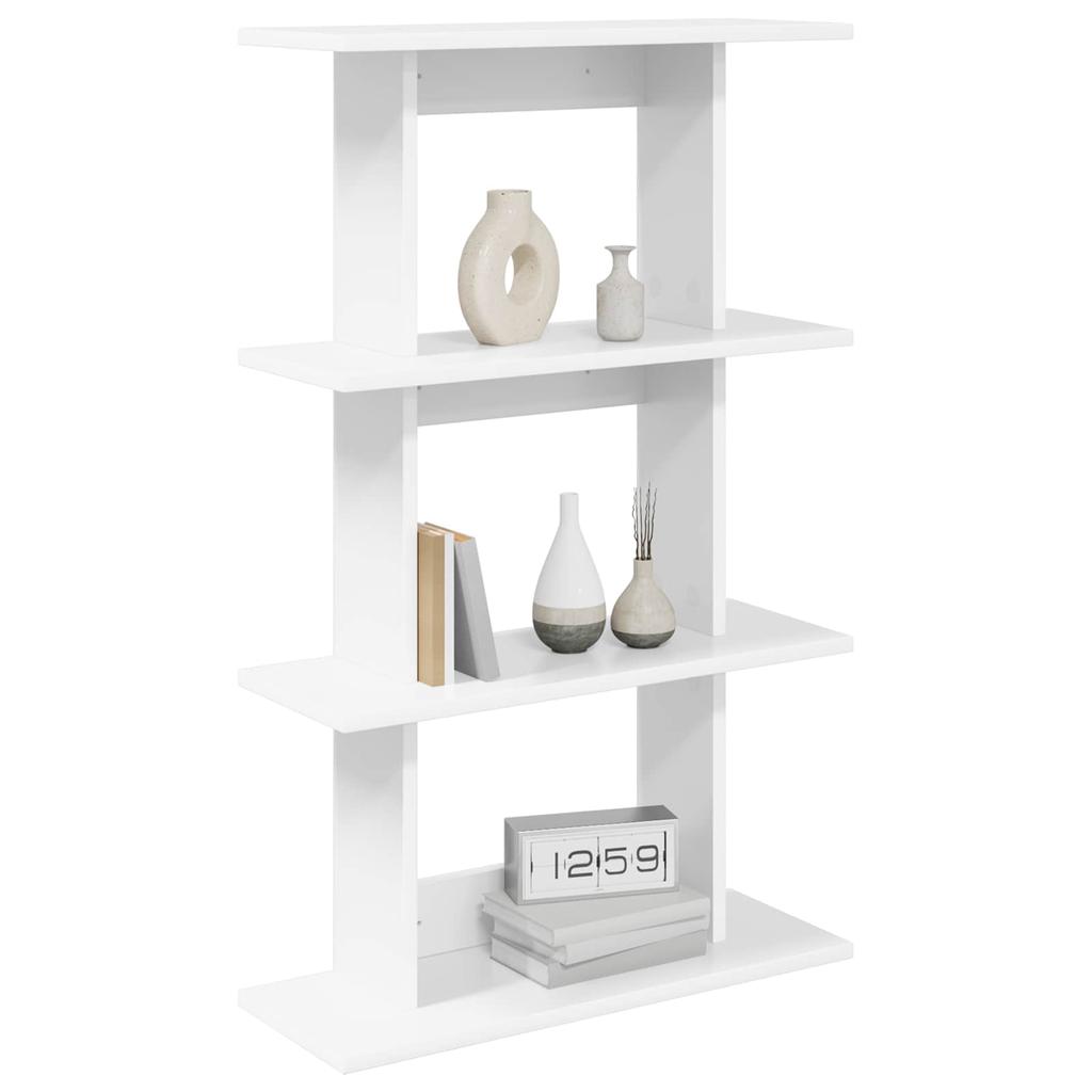 Wall Shelf Wall Mount White 56 x 20 x 90 cm Wood Based Material