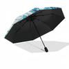 1pc Dragon Ball Z Vegeta Blue God Saiyan Outdoor Umbrella - Automatic Opening/Closing, Portable 3-Fold Design, 8-Rib Iron Frame, Perfect Gift for Fans