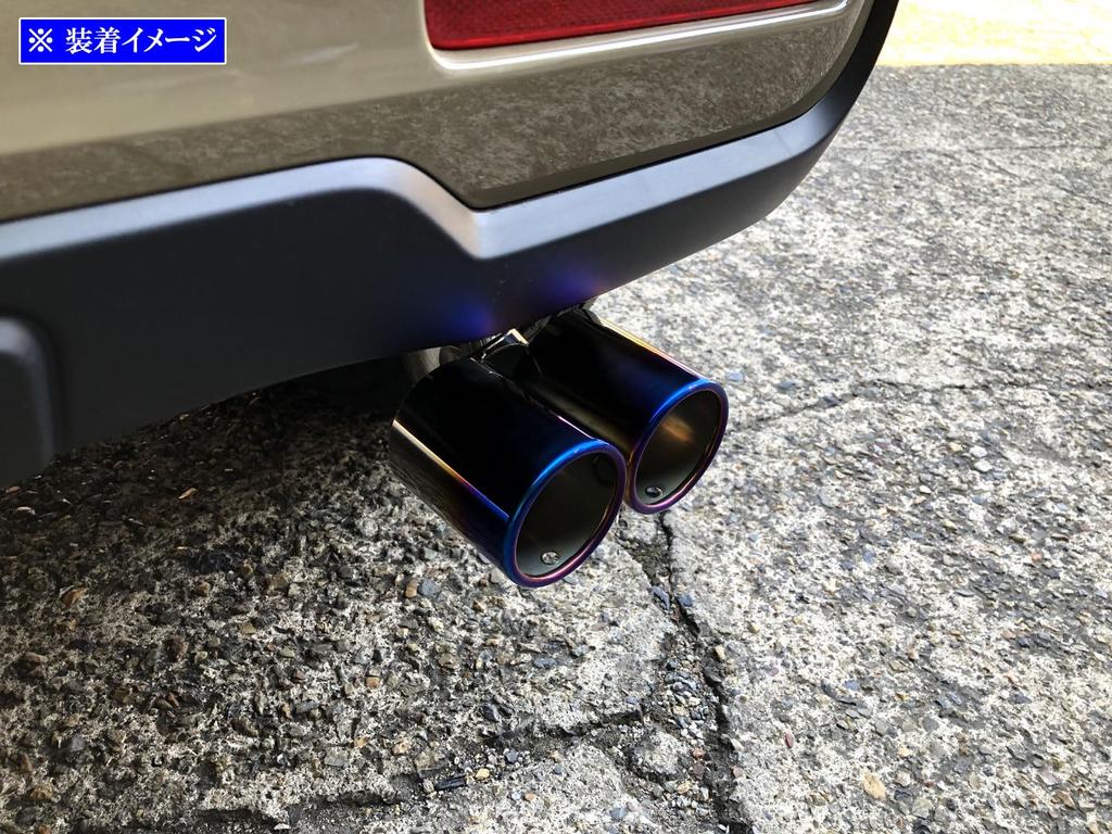 BRIGHTZ Stainless Steel Dual Exhaust Muffler for Joy Cutter, Blue, N-BOX JF5/JF6 (F5, F6, 5, 6) [MUF-CUT-005]