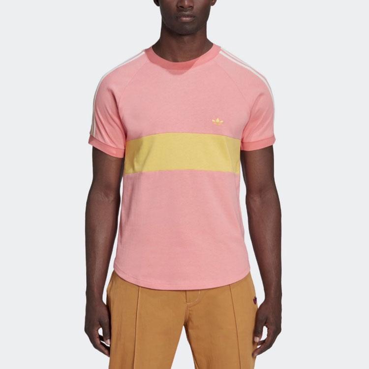Adidas X Wales Bonner Short-Sleeve Tee Tactile Rose Men Tops Pink HL8746