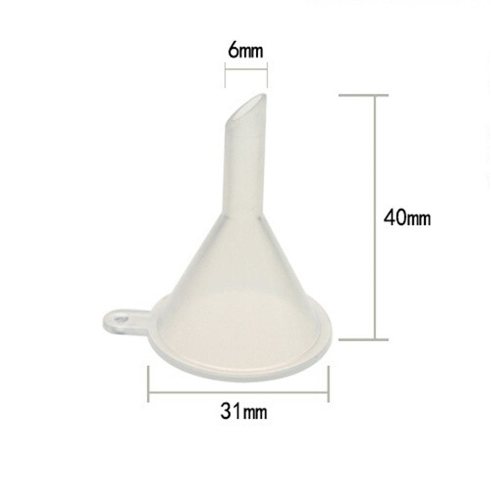 10pcs Small Plastic For Perfume Diffuser Bottle Mini Liquid Oil Funnels Labs Creative hot sale Kitchen Gadgets