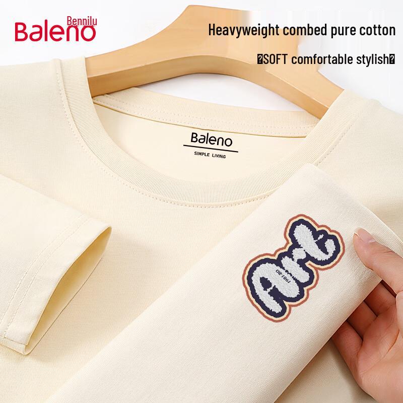 Baleno Men's 2024 Pure Cotton Long-Sleeve T-Shirt