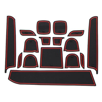 Car 1 Set Interior Gate Slot Pad Rubber Anti-Slip Mat Fit for Suzuki Swift 1.2 Sport 2017 2016 2015 2014 2013 2012 2011 RHD