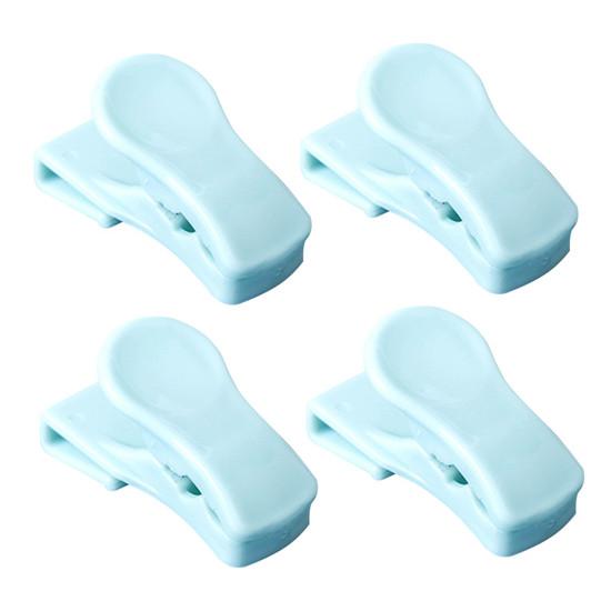 Коробка для хранения пакетов для соуса на холодильнике коробка для хранения пакетов для соуса на горчице крючок для холодильника зажим для еды зажим для запечатывания 4 шт в упаковке кухонный инструмент синий 495₽