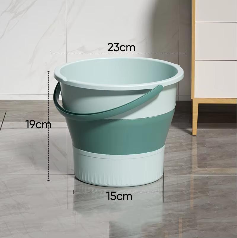 

Портативное складное ведро для мытья дома, автомобиля, пластиковое утолщенное складное ведро для рыбалки на открытом воздухе