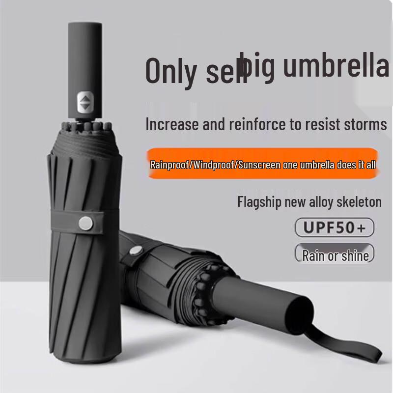MOSUO 24-Rib Fully Automatic Folding Umbrella