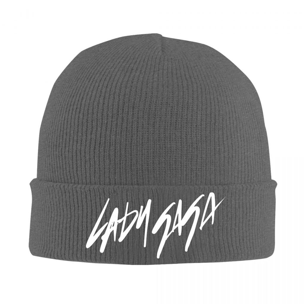 Lady Gaga Mayhem Album Logo Warm Knitted Cap Winter Knit Bonnet Hat Skullies Beanies Hip Hop Caps for Unisex