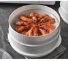 Microwave Steamer Box: 1 or 2 Layers for Dishes and Dumplings
