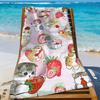 Cartoon M-Mofusand-S Kawaii Cute Cats Towel Sports Quick Dry Travel Camping Gear Sandproof Soft Light Large Beach Towel
