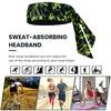 Sports Headband for Men Women Sweat Absorption & Breathable Workout Headbands Wide Edge Soft Printed Sweatband for Yoga Running Cycling