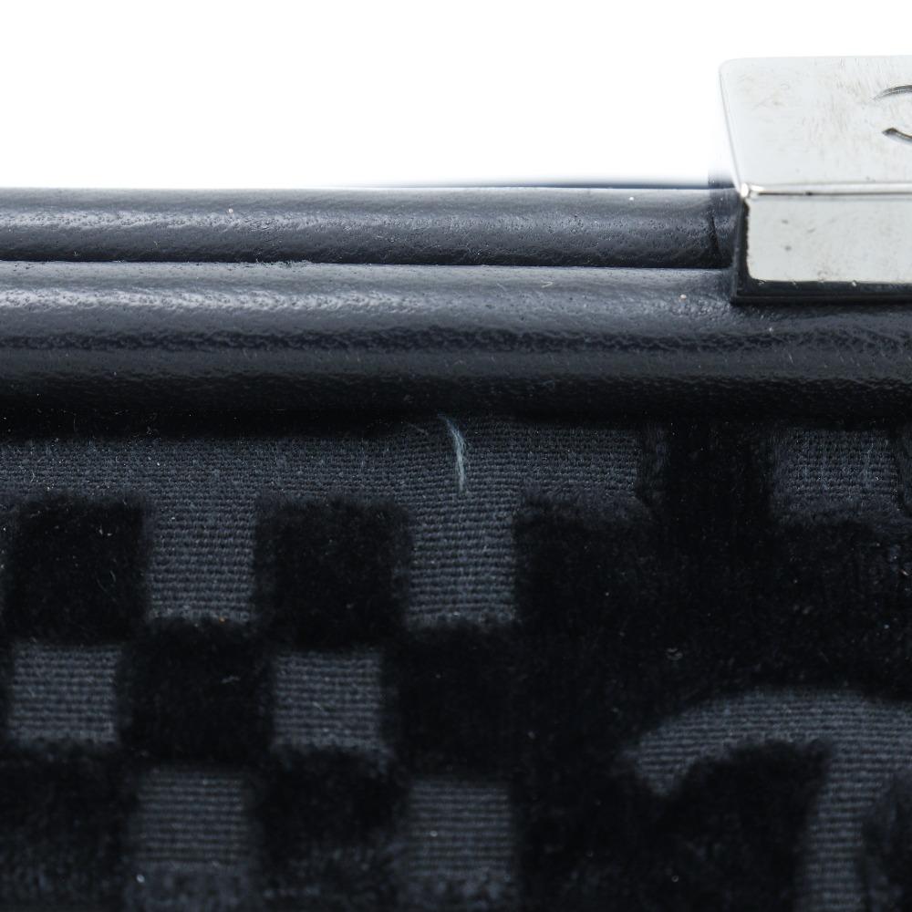 Chanel ChainShoulder Shoulder Bag A33096 COCO Mark Gamaguchi 2WAY Black Velor Women Used